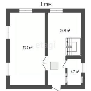 Дом 188м², 2-этажный, участок 8 сот.  