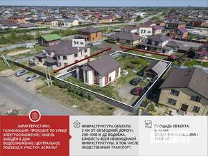 Дом 160м&sup2;, 2-этажный, участок 8 сот.  