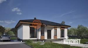 Дом 79м&sup2;, 1-этажный, участок 1 сот.  