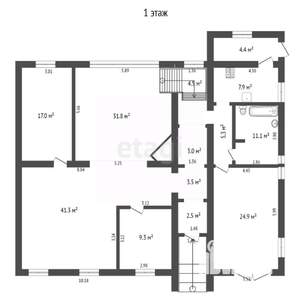 Дом 1571м², 3-этажный, участок 16 сот.  