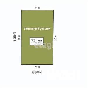 Дом 100м², 2-этажный, участок 7 сот.  