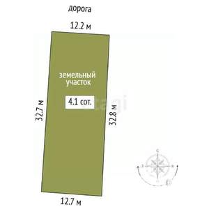 Дача 15м², 1-этажный, участок 4 сот.  