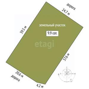 Дом 204м&sup2;, 2-этажный, участок 10 сот.  