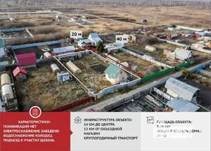 Дача 24м², 1-этажный, участок 8 сот.  