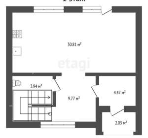 Дом 102м&sup2;, 2-этажный, участок 2 сот.  