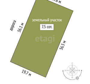Дача 80м², 1-этажный, участок 8 сот.  