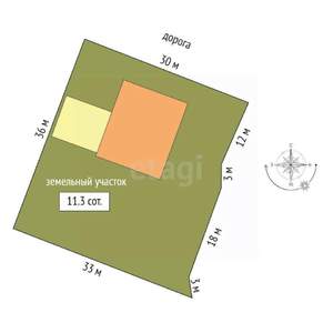 Дом 161м², 2-этажный, участок 11 сот.  