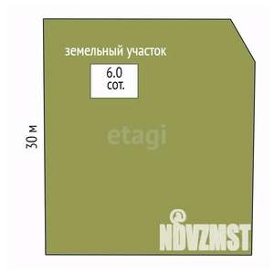 Дом 70м&sup2;, 2-этажный, участок 8 сот.  