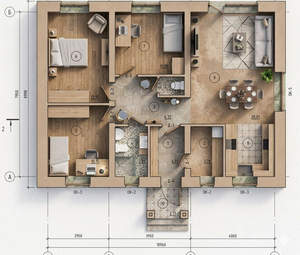 Дом 70м&sup2;, 1-этажный, участок 7 сот.  