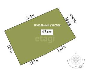 Дом 100м², 1-этажный, участок 5 сот.  