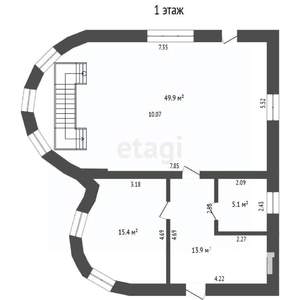 Дом 180м&sup2;, 2-этажный, участок 5 сот.  