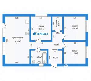 Дача 90м², 2-этажный, участок 5 сот.  