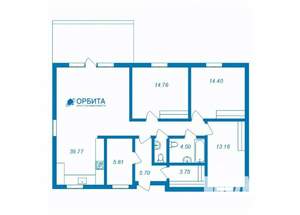 Дом 103м&sup2;, 2-этажный, участок 6 сот.  