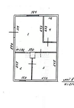 Дом 20м&sup2;, 1-этажный, участок 10 сот.  