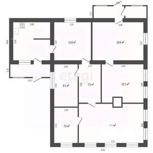 Дом 104м², 1-этажный, участок 5 сот.  