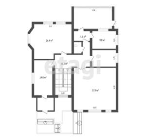 Дом 378м², 2-этажный, участок 15 сот.  