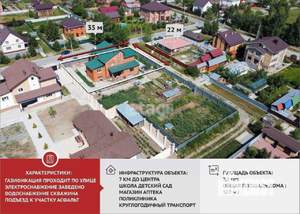 Дом 244м², 2-этажный, участок 8 сот.  