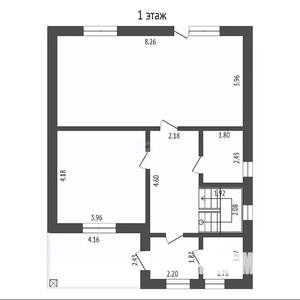 Дом 154м², 2-этажный, участок 6 сот.  