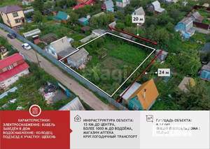 Дом 15м², 1-этажный, участок 5 сот.  