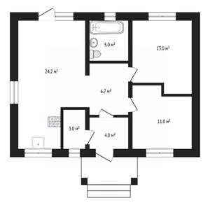 Коттедж 145м², 1-этажный, участок 10 сот.  