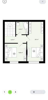 Дом 120м&sup2;, 3-этажный, участок 2 сот.  