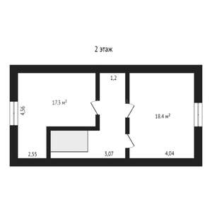 Коттедж 102м², 2-этажный, участок 5 сот.  