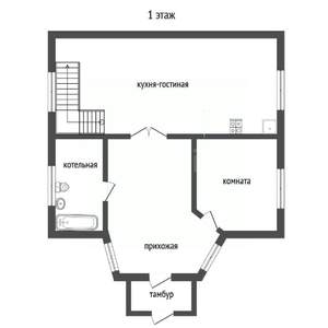 Дом 180м&sup2;, 2-этажный, участок 9 сот.  