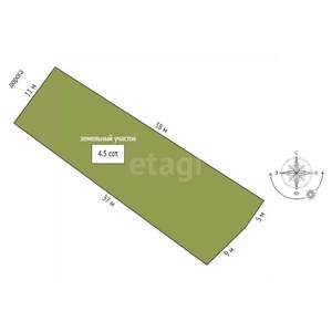 Дача 120м², 1-этажный, участок 5 сот.  