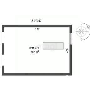 Дом 68м&sup2;, 2-этажный, участок 6 сот.  