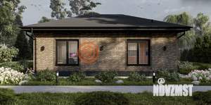 Дом 73м&sup2;, 1-этажный, участок 1 сот.  