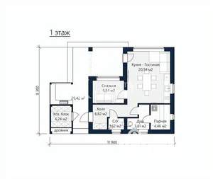 Дом 47м&sup2;, 1-этажный, участок 8 сот.  