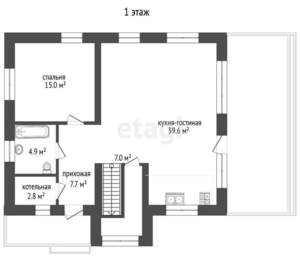 Дом 179м², 2-этажный, участок 6 сот.  