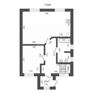 Дом 115м&sup2;, 2-этажный, участок 6 сот.  