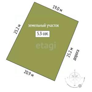 Дача 29м², 1-этажный, участок 5 сот.  