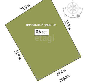 Дача 25м², 2-этажный, участок 9 сот.  