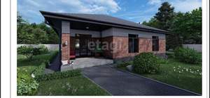 Дом 120м&sup2;, 1-этажный, участок 7 сот.  