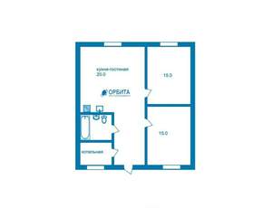 Дом 75м&sup2;, 2-этажный, участок 0 сот.  