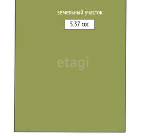 Дом 50м², 1-этажный, участок 3 сот.  