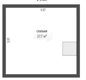 Дача 56м², 2-этажный, участок 5 сот.  