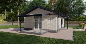 Дом 60м&sup2;, 1-этажный, участок 7 сот.  