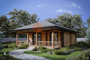 Дом 83м&sup2;, 1-этажный, участок 1 сот.  