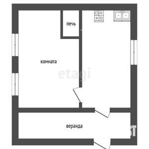 Дача 55м², 2-этажный, участок 5 сот.  