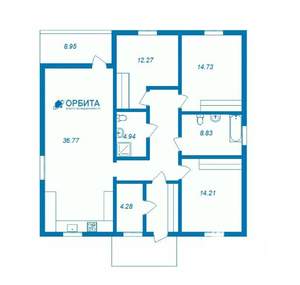 Дача 103м², 2-этажный, участок 5 сот.  