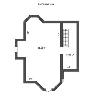 Коттедж 319м², 3-этажный, участок 15 сот.  