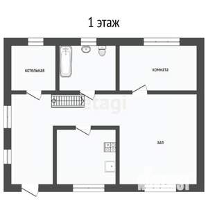 Дом 180м&sup2;, 2-этажный, участок 7 сот.  