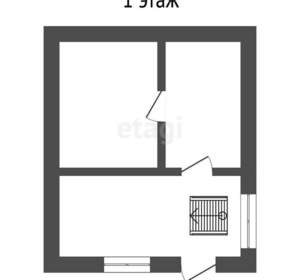 Дача 44м², 2-этажный, участок 5 сот.  