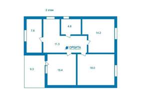 Дом 166м&sup2;, 2-этажный, участок 0 сот.  