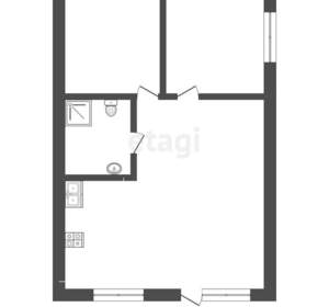 Дом 57м&sup2;, 2-этажный, участок 10 сот.  