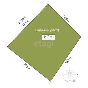 Дом 140м&sup2;, 2-этажный, участок 15 сот.  