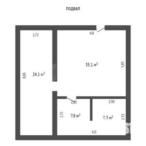 Коттедж 215м², 2-этажный, участок 10 сот.  